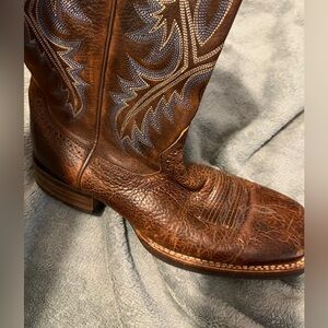 Ariat Size 10D Brown Western Boots EUC
